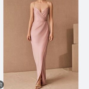 BHLDN Freya Satin Charmeuse Maxi Dress size 4